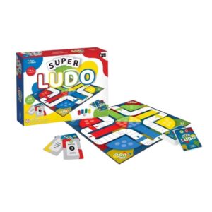 Jogo de Tabuleiro Super Ludo Pais e Filhos