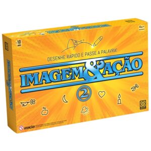 Jogo Imagem E Ação 2 Grow Brinquedo Mesa Diversão Desenhar Tabuleiro