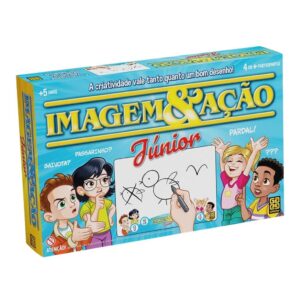 Jogo Imagem e Ação Júnior Grow Brinquedo Infantil de Desenho e