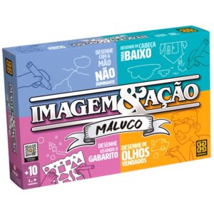 Jogo Imagem E Ação Maluco Grow Brinquedo Mesa Desenho Tabuleiro
