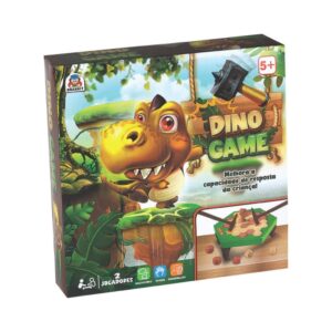 Jogo Infantil Dino Game Braskit Brinquedo Educativo Coordenação
