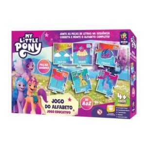 Jogo Infantil Educativo Alfabeto My Little Pony Peças Grandes Mimo