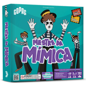 Jogo Mestre DA Mímica Copag Brinquedos Crianças Família Gesto Advinha