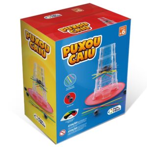 Jogo Puxou Caiu Pais E Filhos Pega Varetas Bolinhas Brinquedo Palito