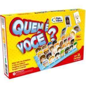 Jogo Quem É Você? Pais E Filhos Personagem Advinha Brinquedo DE Mesa