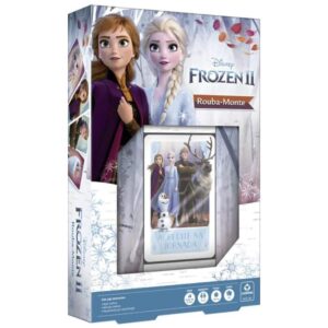 Jogo Rouba Monte Frozen 2 Disney Copag 55 Cartas Diversão Brinquedos