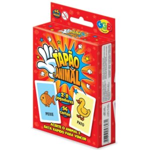 Jogo Tapão Animal 54 Cartas Ggb Brinquedos Tapa Bichos Bafo Família