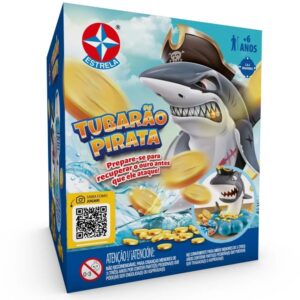Jogo Tubarão Pirata Estrela Ouro Tesouro Sharks Pirate Mar Ataque