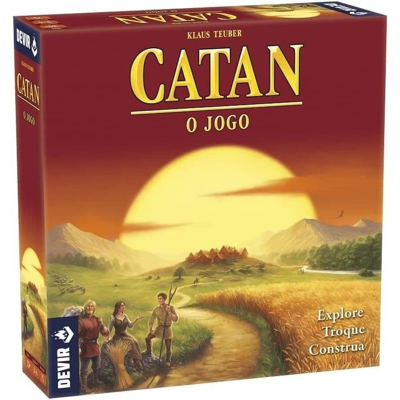 Jogos Catan O Jogo Jogo de Tabuleiro Devir Novo