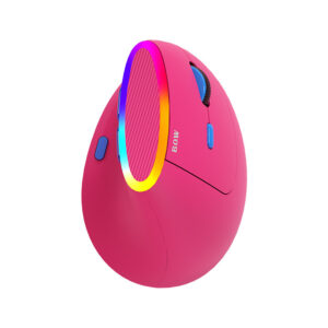 Jomaa Bow Mouse Vertical Ergonômico Sem Fio RGB Retroiluminado