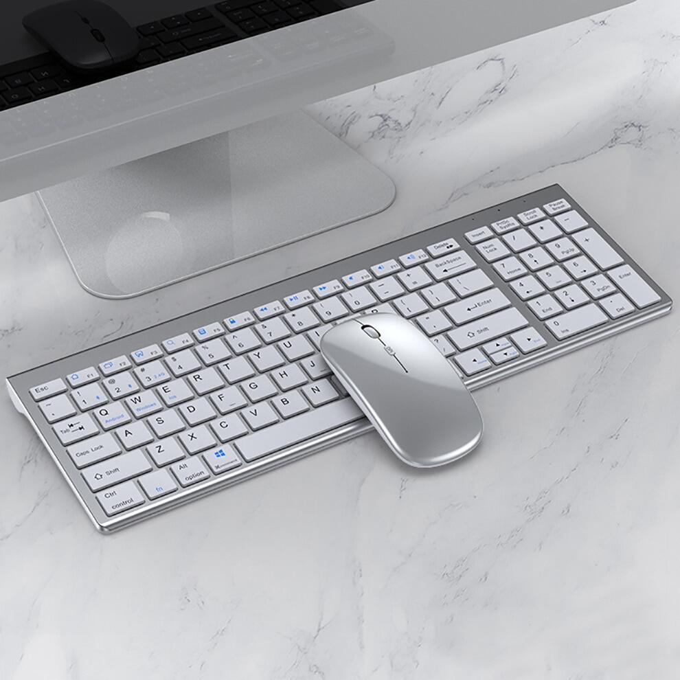 Jomaa Conjunto De Teclado E mouse Sem Fio Bluetooth Combinação De