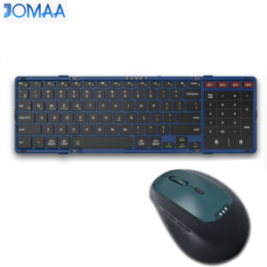 Jomaa Teclado Bluetooth Dobrável Com Touchpad Sem Fio Portátil
