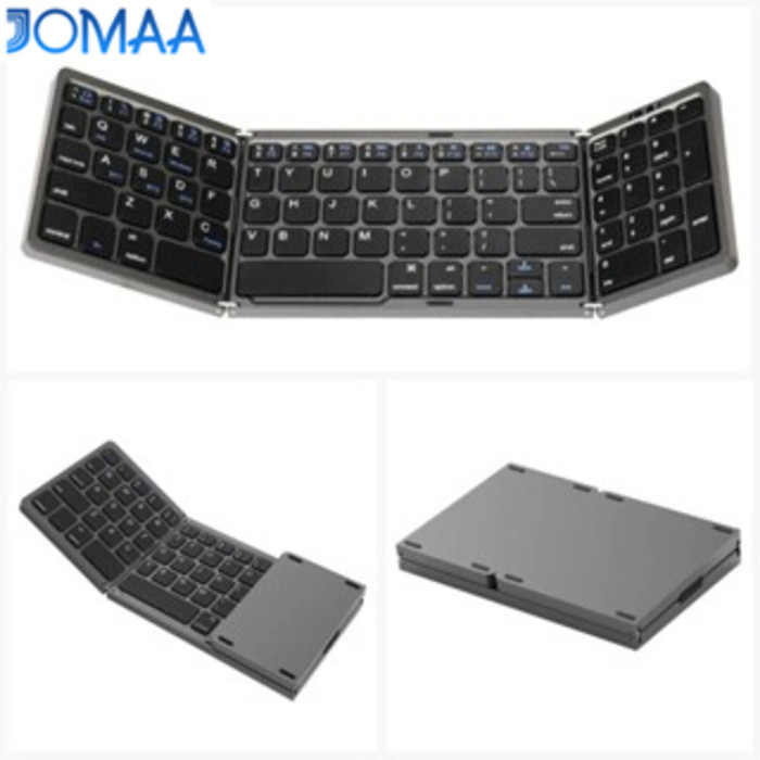 Jomaa Teclado Sem Fio Triplo Com Touchpad Almofada Numérica — Informática