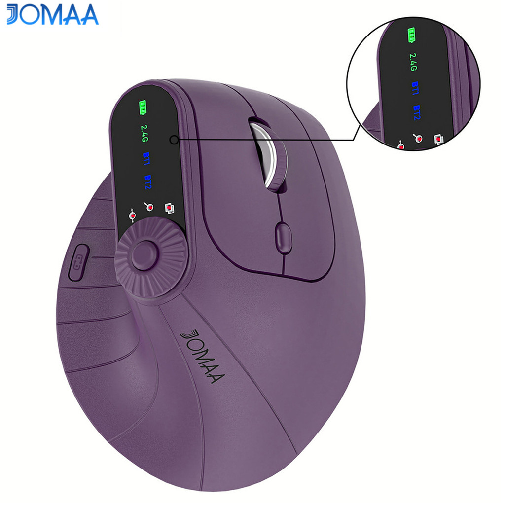 Jomaa Vertical Wilreless Mouse Ergonômico Bluetooth Mão Direita Com — Informática