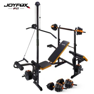 Joyfox Banco de academia Estação de Musculação Banco de Supino