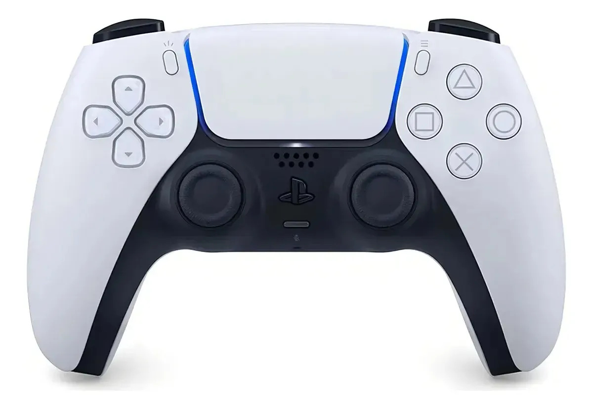 Joystick sem fio Sony Dualsense Ps5 colorido branco latino-americano
