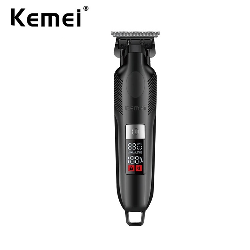 Kemei 2284 Aparador De Cabelo Sem Fio Com Gapped Zero Barbeador