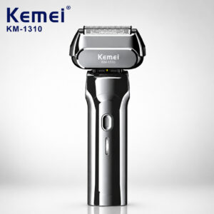 Kemei km1310 Barbeador Elétrico Recarregável Cortador Barbeador — Barba