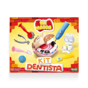 Ki Massa Dentista Massinha de Modelar Infantil Kit Dentista Sunny