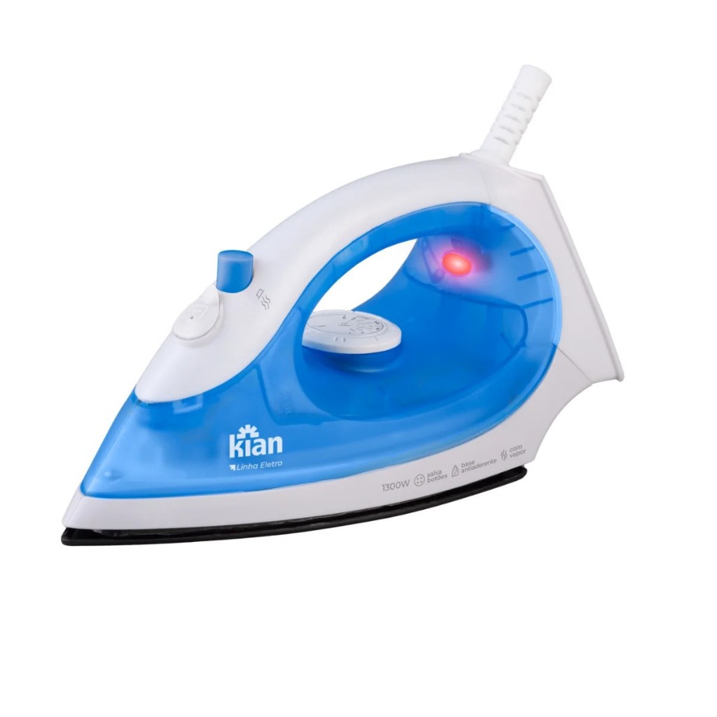 Kian Ferro DE Passar A Vapor Base Antiaderente 127V