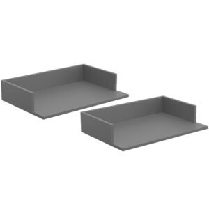 Kit 02 Suportes Suspensos Para Micro-ondas Forno 60×40 cm Class Cinza