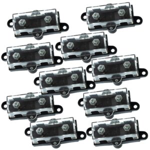 Kit 10 Porta Fusivel Midi Pequeno Para Som Automotivo Permak Acrílico