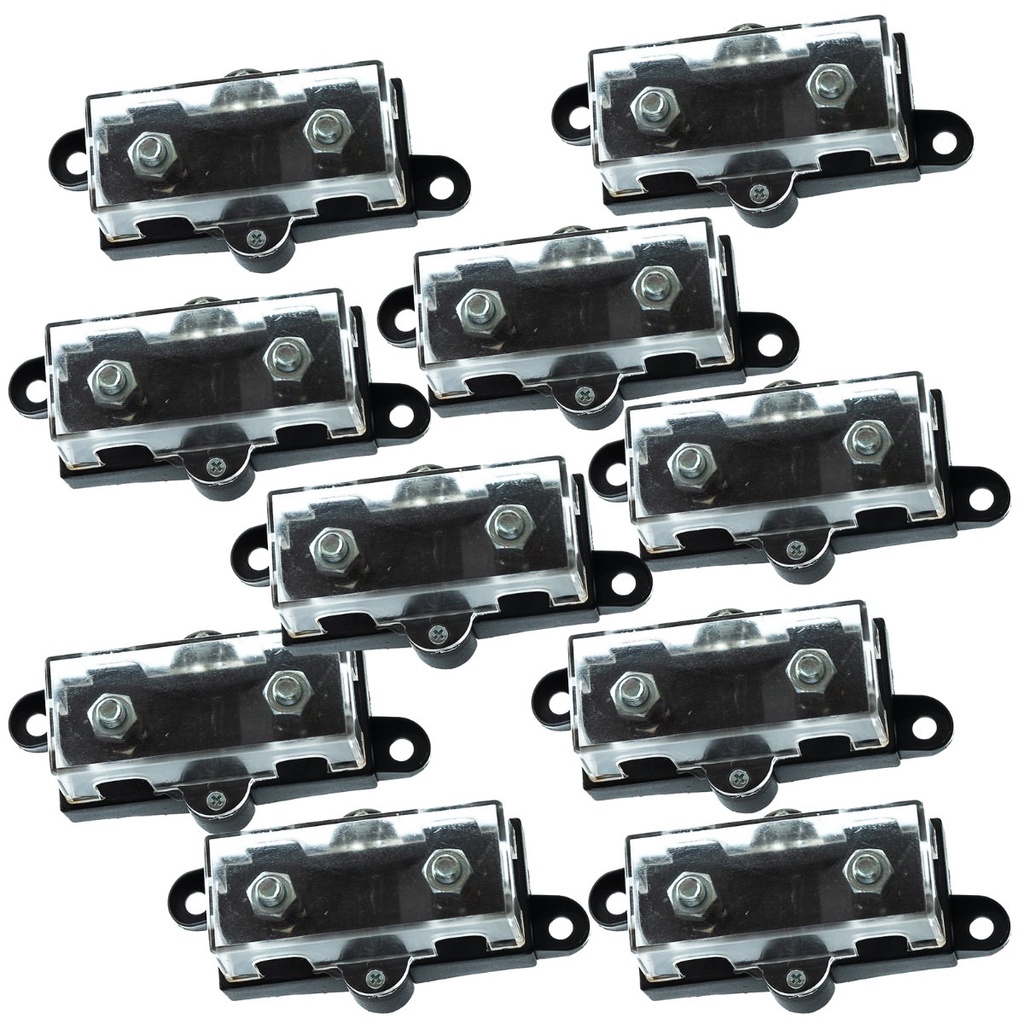 Kit 10 Porta Fusivel Midi Pequeno Para Som Automotivo Permak Acrílico