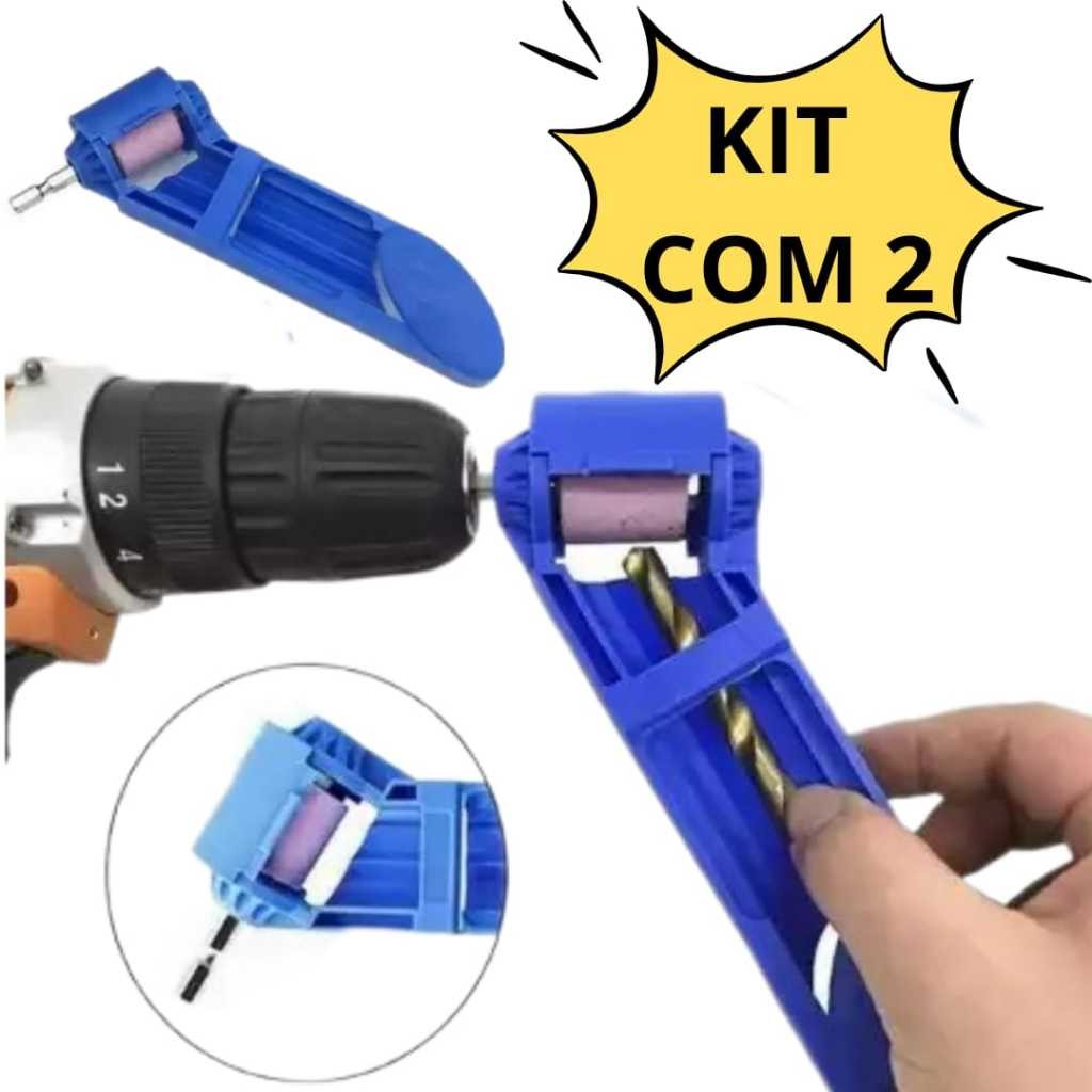 Kit 2 Amoladores para Broca 2mm à 12,5mm Afiador para Furadeira — Ferramentas Elétricas