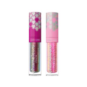Kit 2 Batom Líquido Gloss Longa Duração Brilho Intenso Wet n Wild Lip