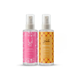 Kit 2 Body Splash Árabe Ayra+ Amber Royale 100ml By Primacial Perfume