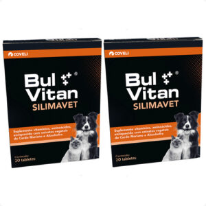 Kit 2 Bulvitan Silimavet Coveli Suplemento Vitamínico 20 Tabletes