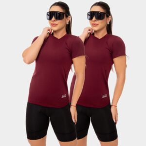 Kit 2 Camisa Camiseta Dry Fit Feminina Manga Curta Academia Treino