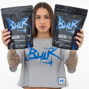 Kit 2 Creatina 500g Refil 100% Pura Bulk Nutrition