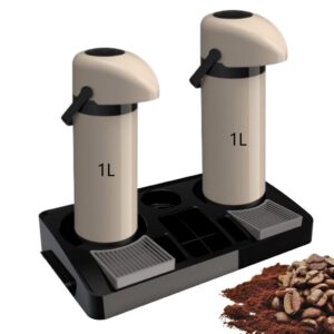 Kit 2 Garrafa Térmica Verona 1L 1 Bandeja Organizadora Servire 2