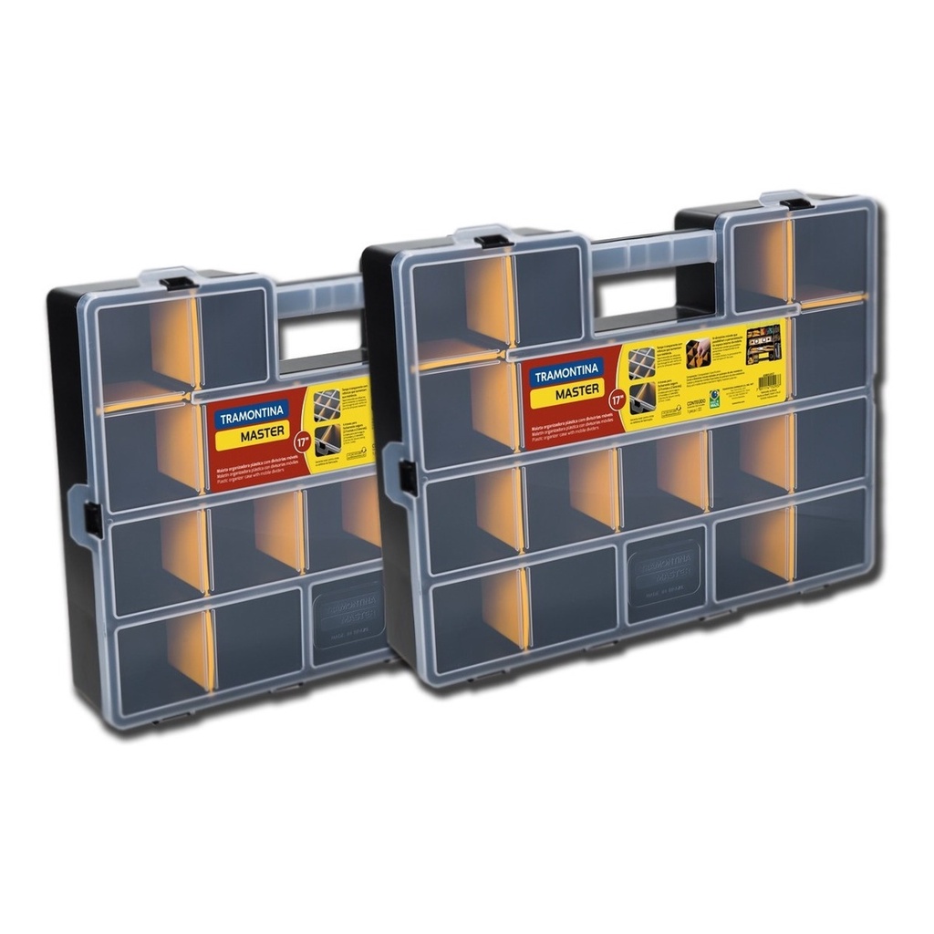 Kit 2 Maletas Organizadoras Tramontina 17 C Divisoria