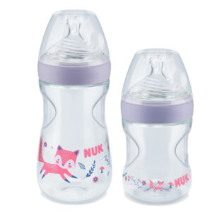 Kit 2 Mamadeiras Smart Flow 150 270ml Lilás Essence Nuk