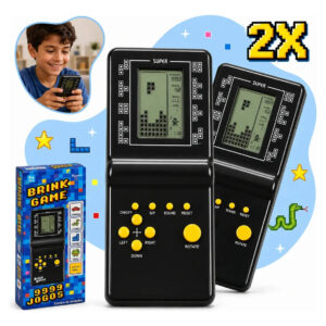 Kit 2 Mini Video Games Portáteis 9 Em 1 Retrô Clássico Tela LCD