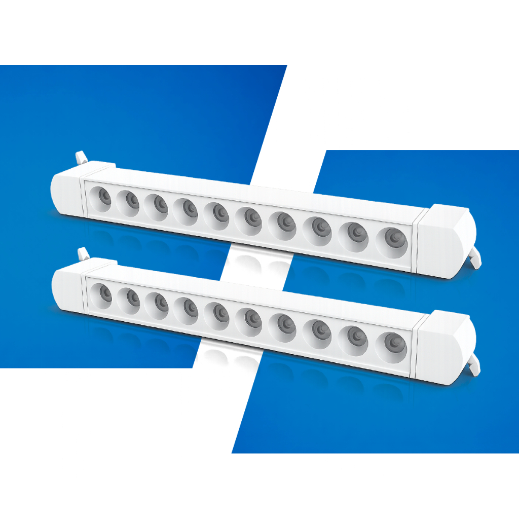 Kit 2 ou 10 Luminária Spot Led Linear Pontual Para Trilho — Decoração