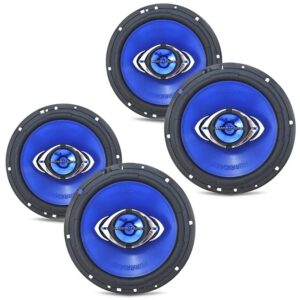 Kit 2 Pares Alto Falante Porta Hurricane Cm6 260w 6 Polegadas Rms Som