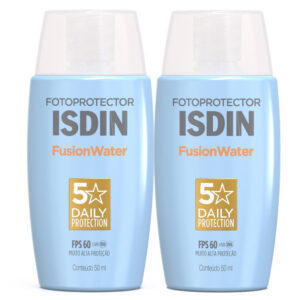 Kit 2 Protetor Solar Isdin Fusion Water 5 Stars Oil Control Fps 60