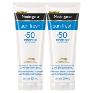Kit 2 Protetor Solar Neutrogena Sun Fresh Corpo Fps 50 200ml