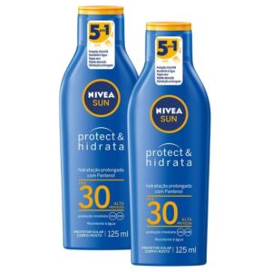 Kit 2 Protetor Solar Nivea Sun Protect Hidrata Fps 30 Loção 125ml — Skincare