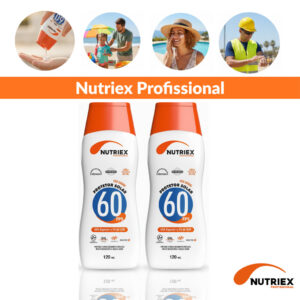 Kit 2 Protetor Solar Nutriex Fps 60 Toque Seco 120ml Oil Free