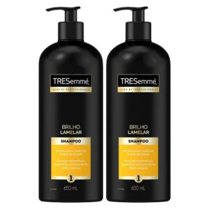 Kit 2 Shampoos Tresemmé Brilho Lamelar 650ml