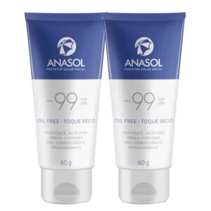 Kit 2 und Anasol Protetor Solar Facial Fps 99 60g