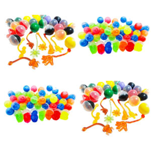 Kit 20 Geleca Gruda 20 Slime 20 Bolinha Pula Pula Para Kit