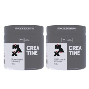 Kit 2x Creatina Monohidratada Pura 150g Max Titanium