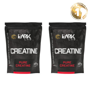Kit 2x Creatina Monohidratada Pura Refil 500g Dark Lab Creatina 100%