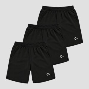 Kit 3 Bermudas Dry Lobo Academia Esporte Alpha Co