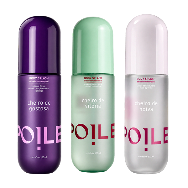 Kit 3 Body Splashes Femininos Memórias Noiva Vitória Gostosa Perfume